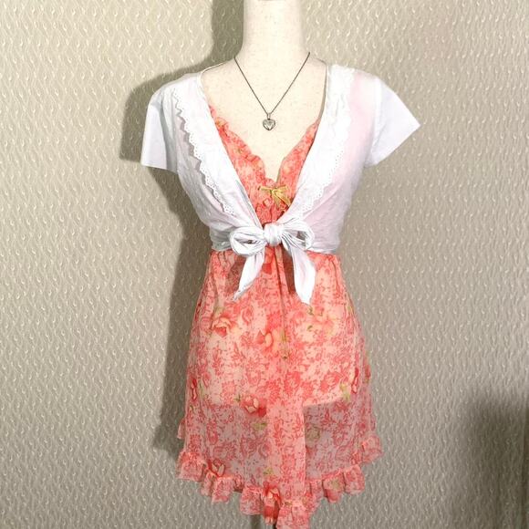 Floral babydoll slip - Picture 1 of 6